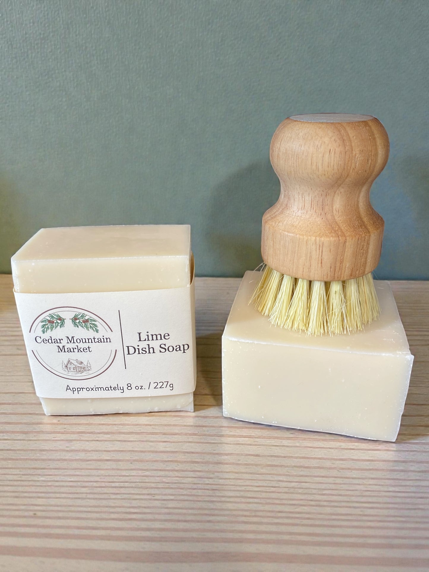 Lime - Solid Dish Soap Block