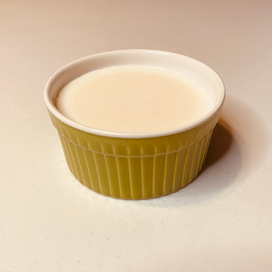 Lemon Lime - Solid Dish Soap in Green Ramekin