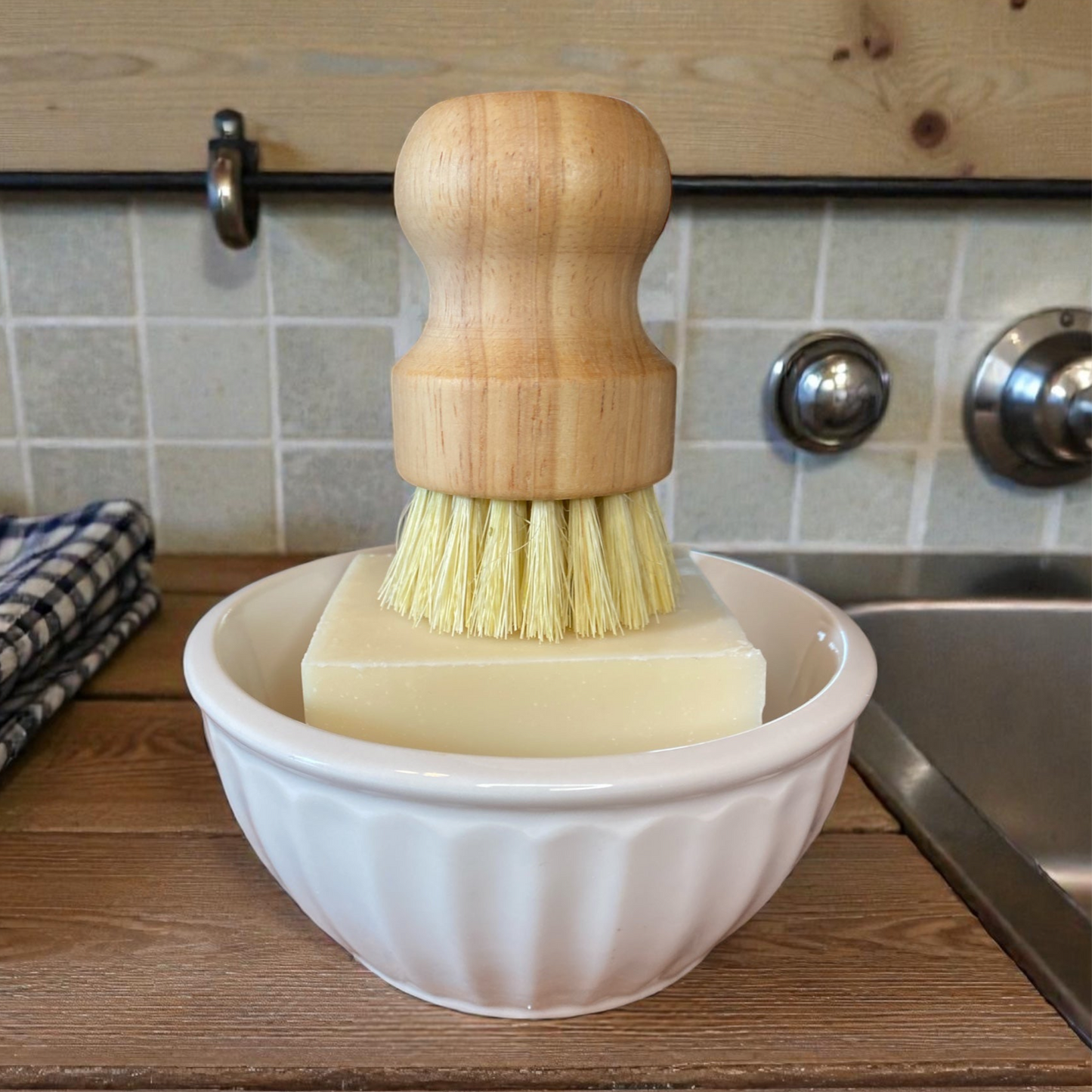 Lime - Dish Soap Set - White Coventry