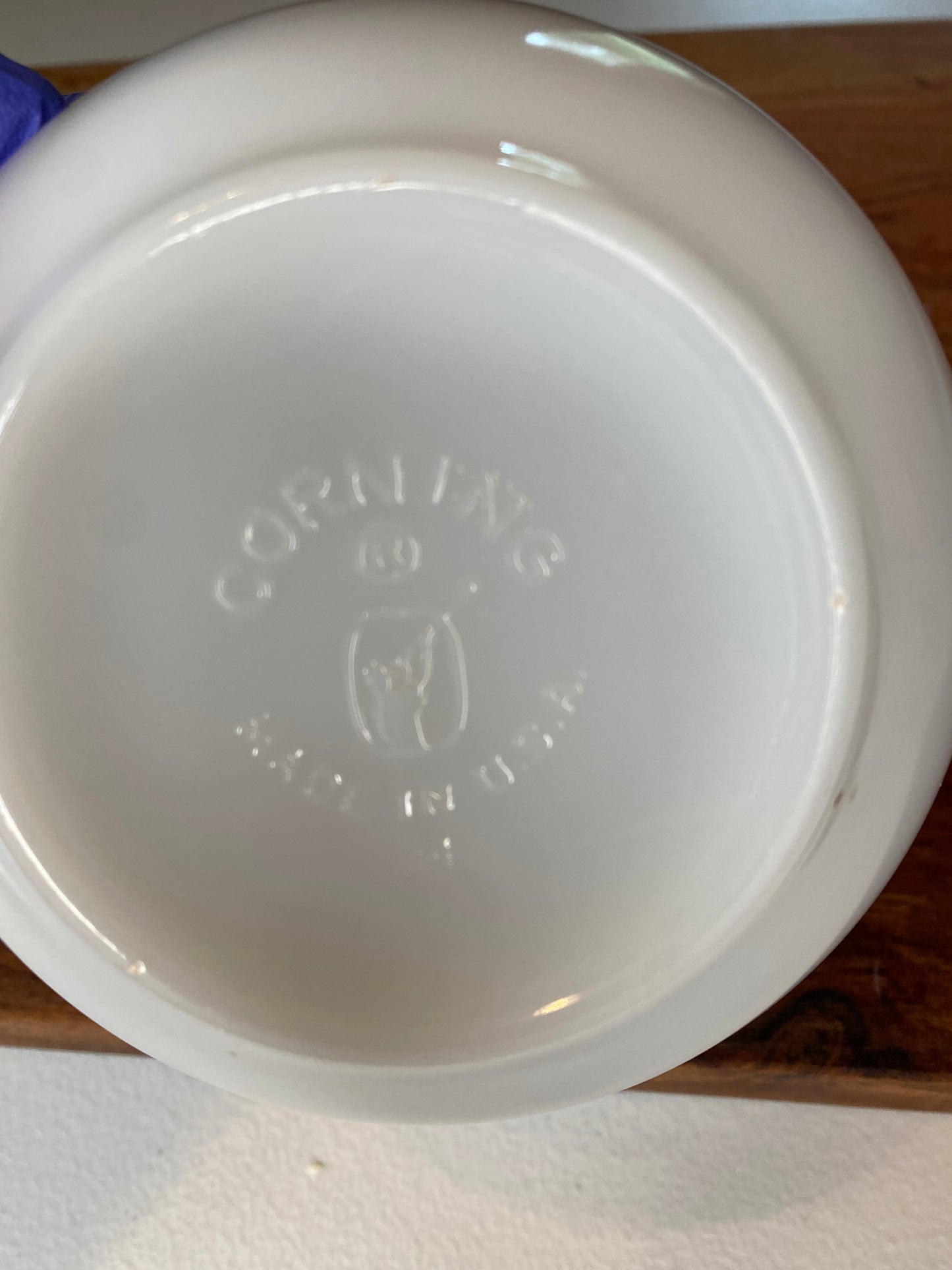 Lime - Dish Soap Set - Corning Milk Glass