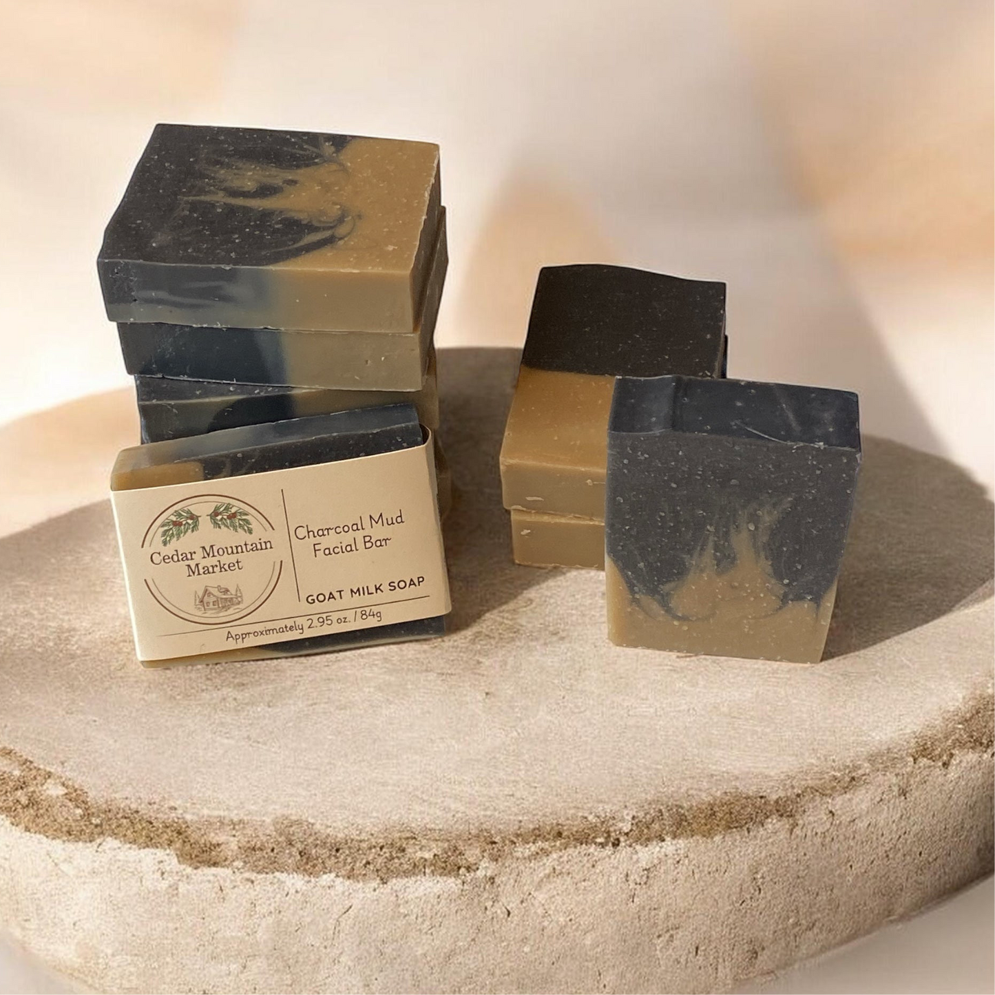 Charcoal Mud - Goat Milk & Tallow Facial Soap