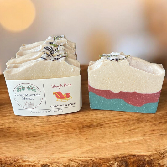 Cedar Tip Sleigh Ride - Goat Milk & Lard Soap