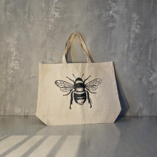 Bee Canvas Tote Bag