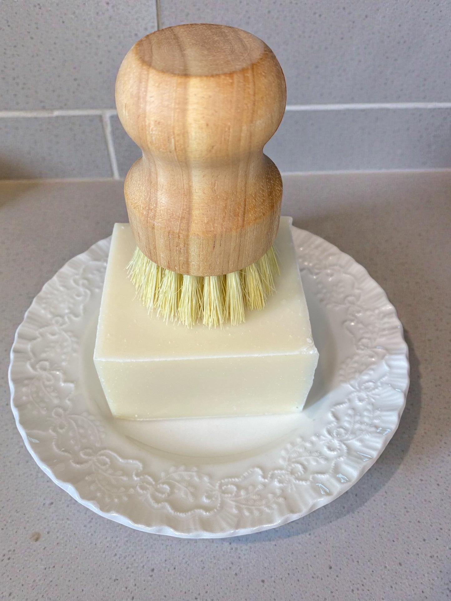 Lime - Dish Soap Set - White Wedgewood