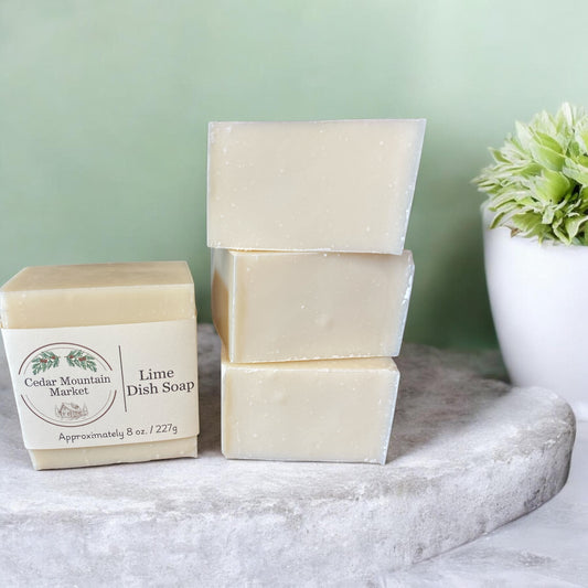 Lime - Solid Dish Soap Block