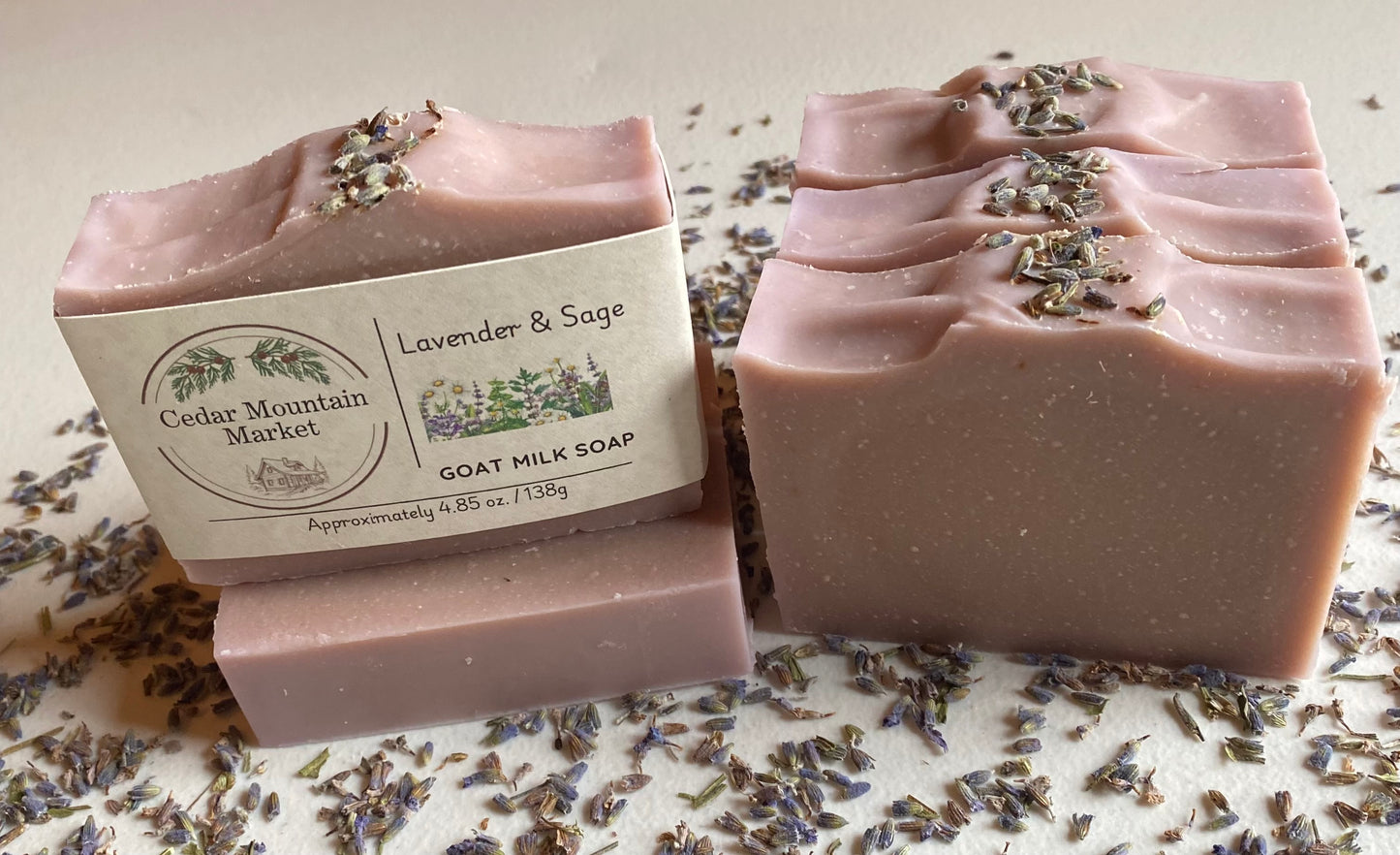 Lavender & Sage - Goat Milk & Tallow Body Soap