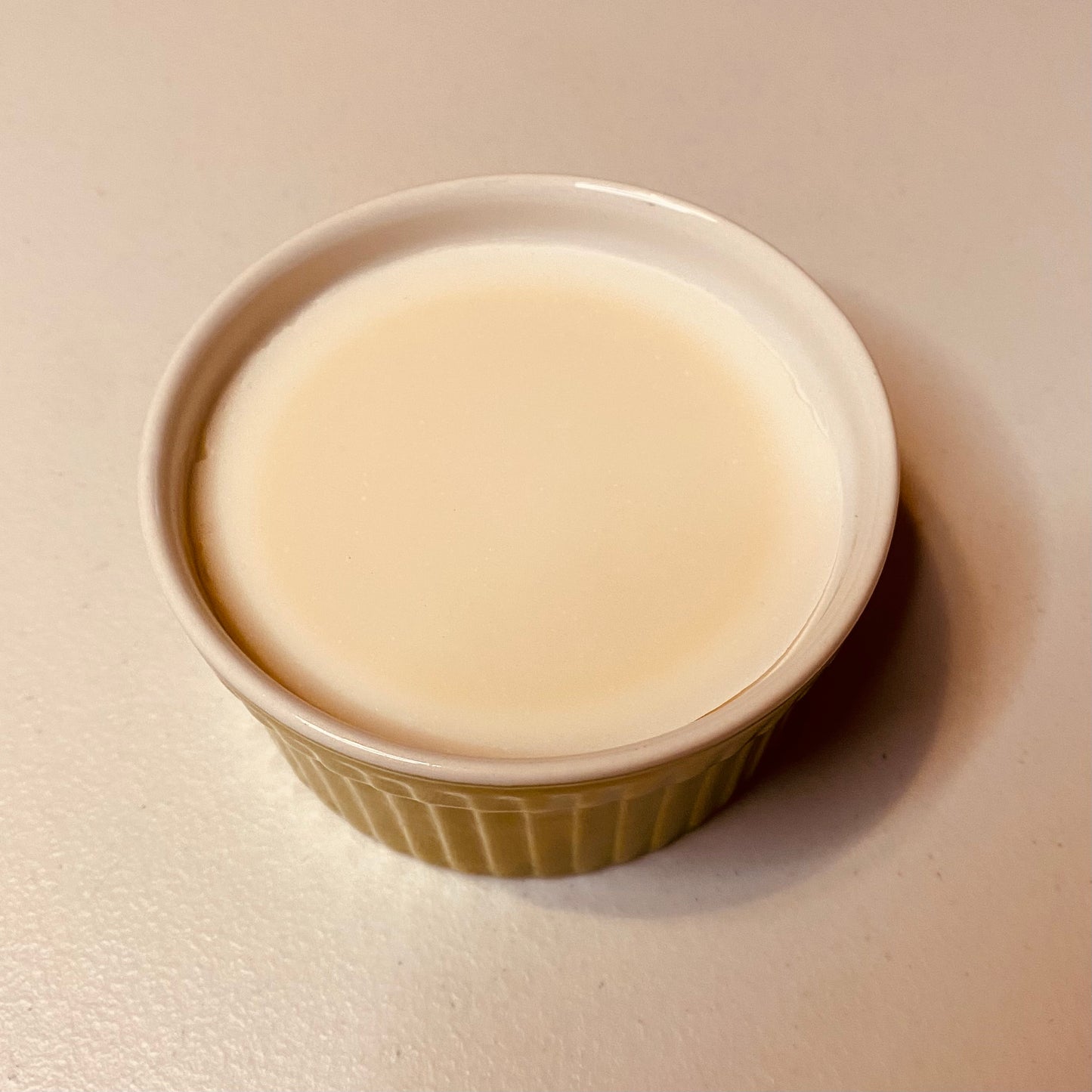 Lemon Lime - Solid Dish Soap in Green Ramekin