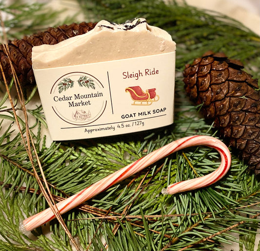 Cedar Tip Sleigh Ride - Goat Milk & Lard Soap