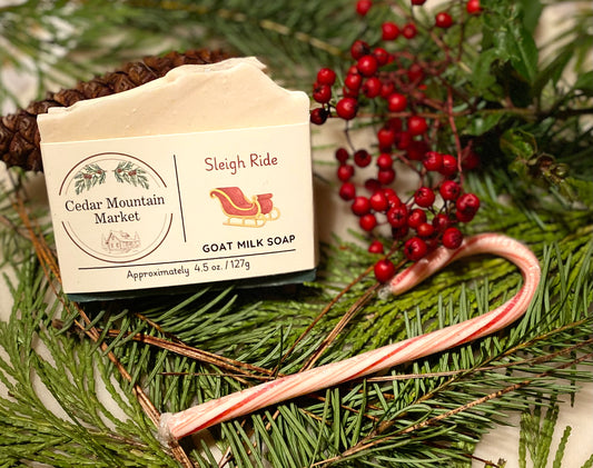 Snow Topped Sleigh Ride - Goat Milk & Lard Soap