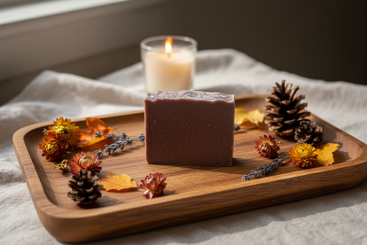 Autumn Fig Soap - Lifestyle Photo